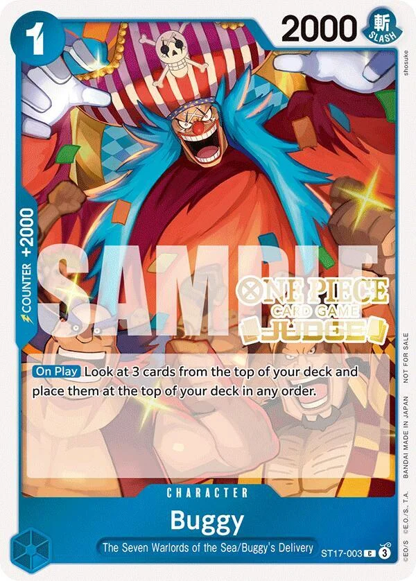 Buggy, One Piece Promotion Cards ST17-003