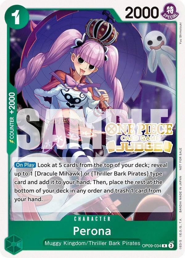 Perona, One Piece Promotion Cards OP09-034