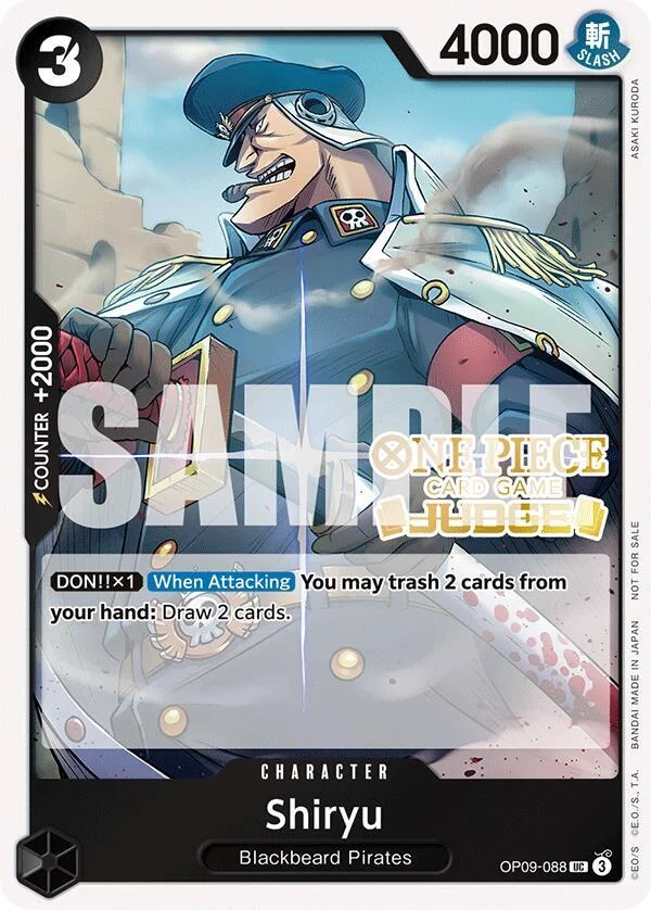 Shiryu, One Piece Promotion Cards OP09-088