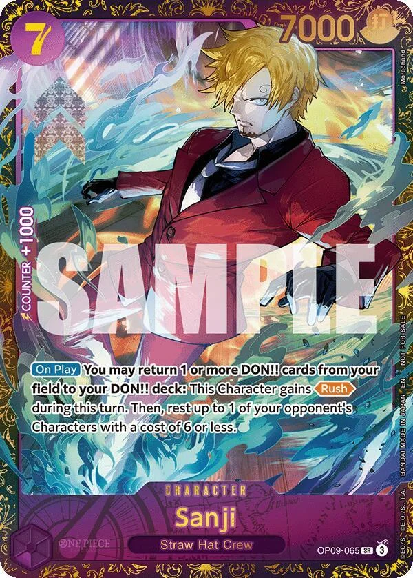 Sanji, One Piece Promotion Cards OP09-065