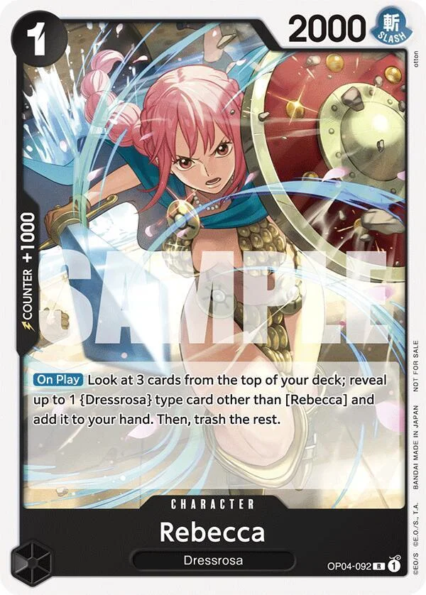 Rebecca, One Piece Promotion Cards OP04-092