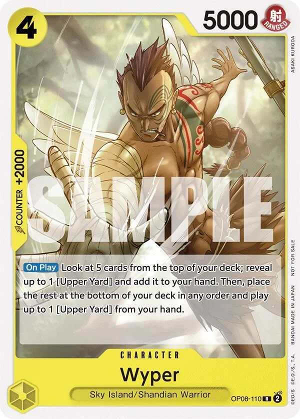 Wyper, One Piece Promotion Cards OP08-110