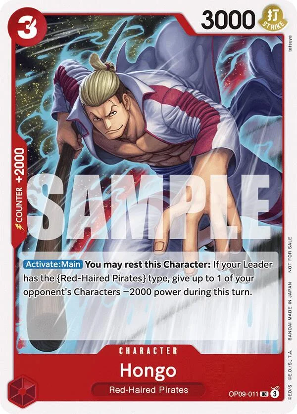 Hongo, One Piece Promotion Cards OP09-011