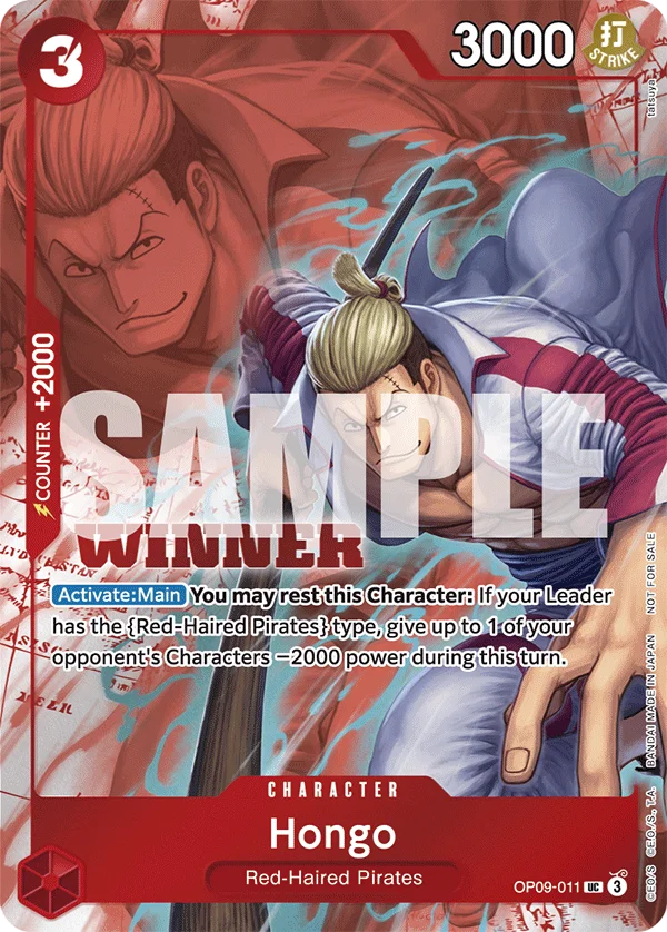 Hongo, One Piece Promotion Cards OP09-011