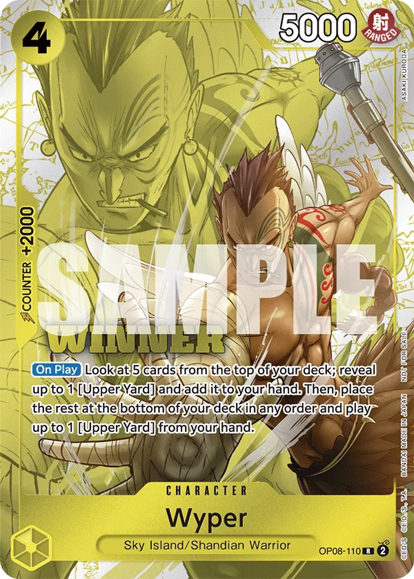 Wyper, One Piece Promotion Cards OP08-110