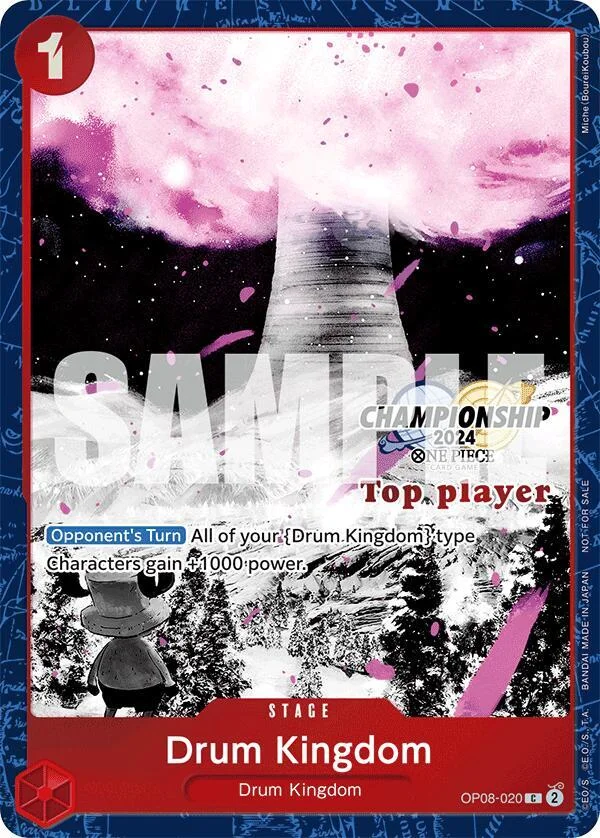 Drum Kingdom, One Piece Promotion Cards OP08-020