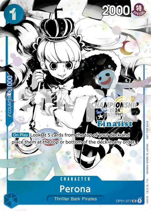 Perona, One Piece Promotion Cards OP01-077