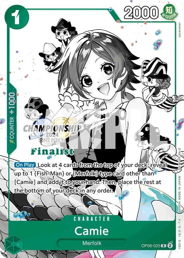 Camie, One Piece Promotion Cards OP06-025