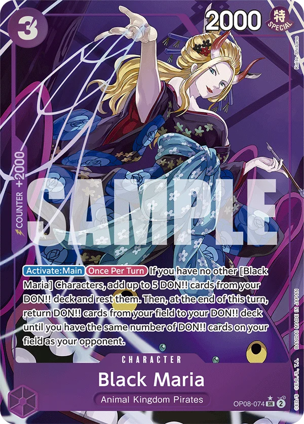 Black Maria, One Piece Promotion Cards OP08-074