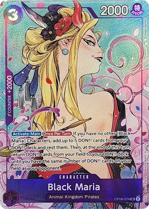 Black Maria, One Piece Promotion Cards OP08-074