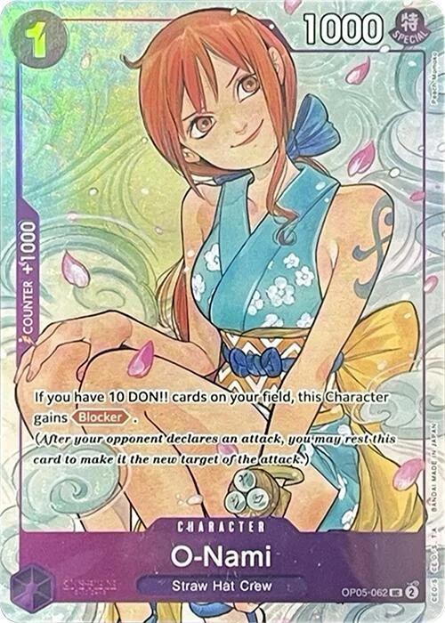O-Nami, One Piece Promotion Cards OP05-062