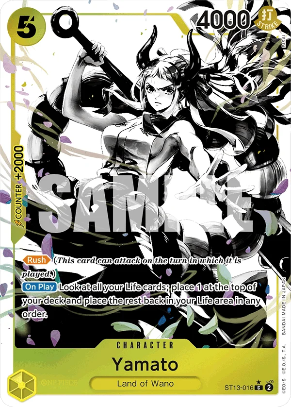 Yamato, One Piece Promotion Cards ST13-016