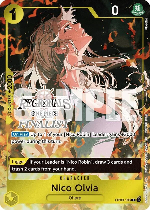 Nico Olvia, One Piece Promotion Cards OP09-106
