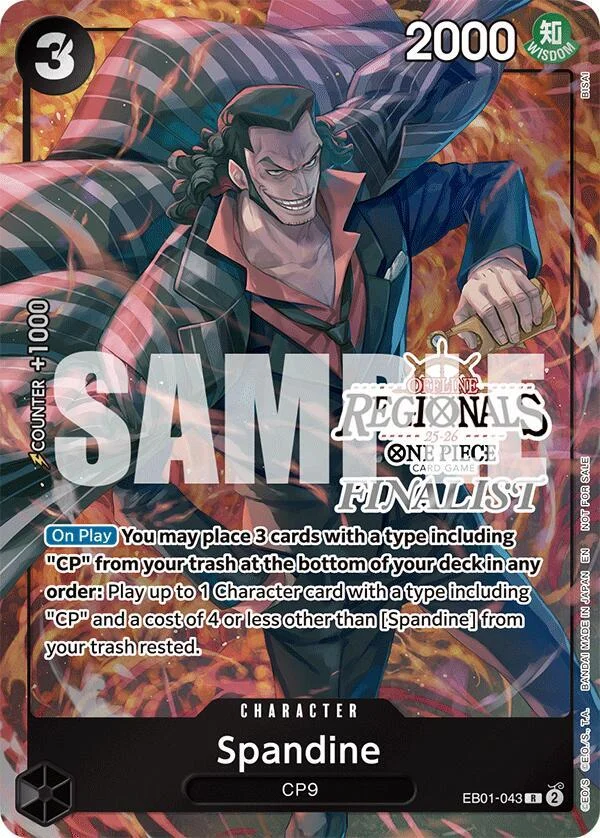 Spandine, One Piece Promotion Cards EB01-043