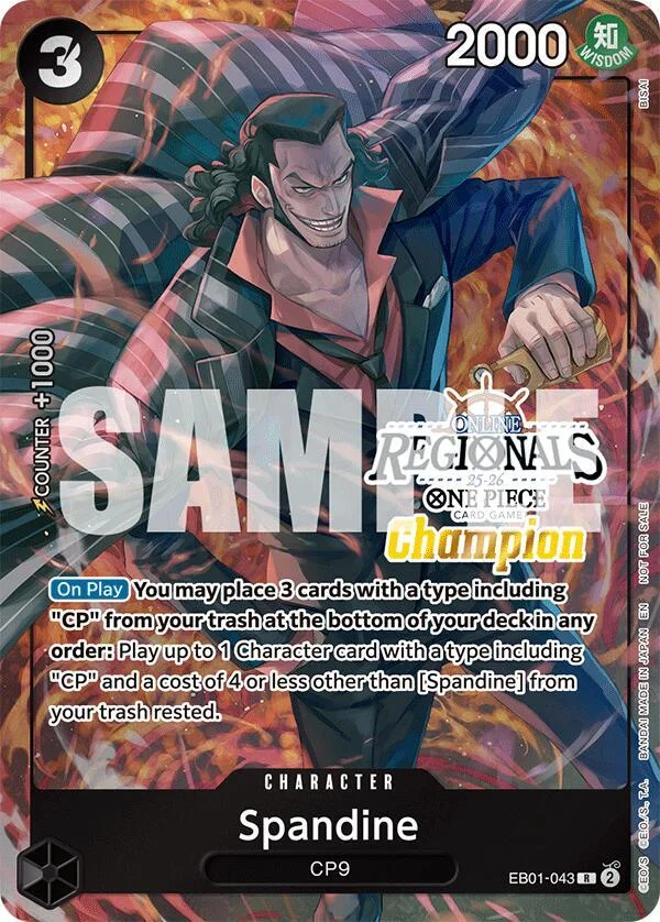 Spandine, One Piece Promotion Cards EB01-043