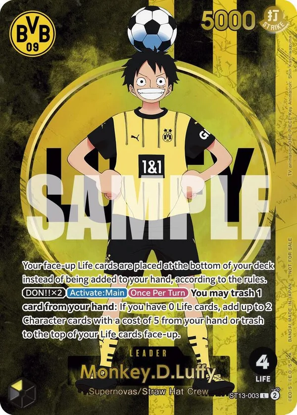 Monkey.D.Luffy, One Piece Promotion Cards ST13-003