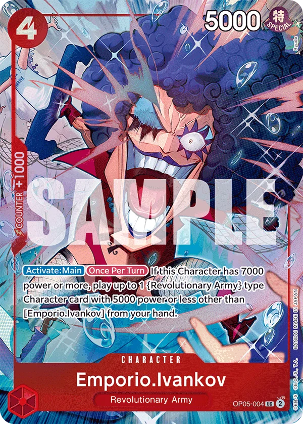 Emporio.Ivankov, One Piece Promotion Cards OP05-004