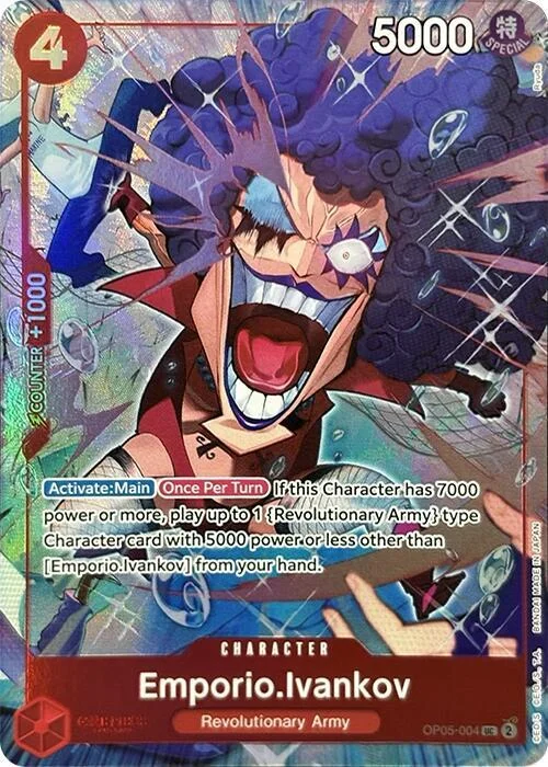 Emporio.Ivankov, One Piece Promotion Cards OP05-004