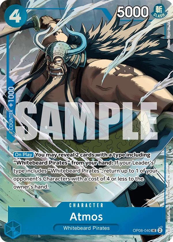 Atmos, One Piece Promotion Cards OP08-040
