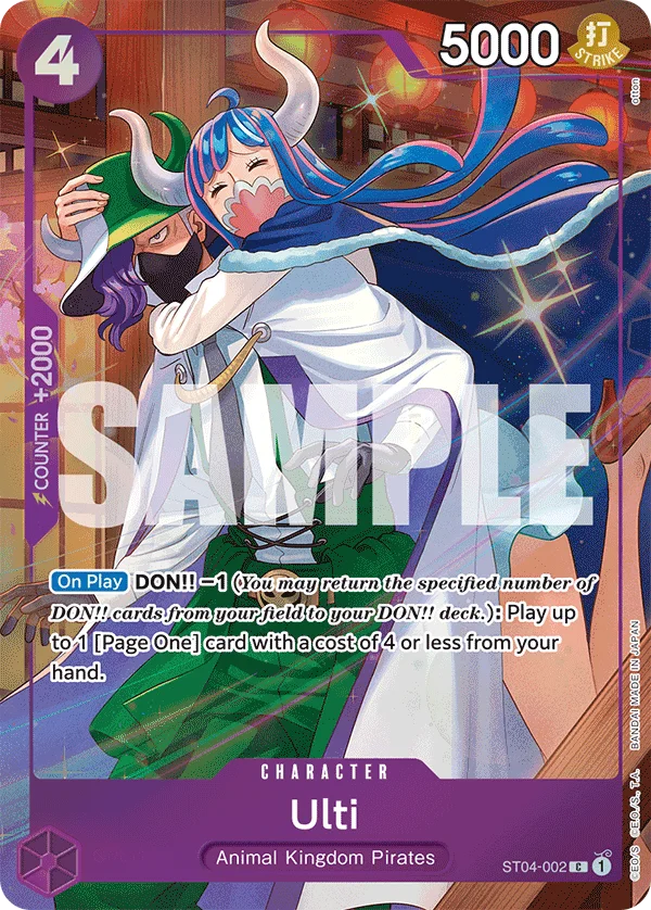 Ulti, One Piece Promotion Cards ST04-002