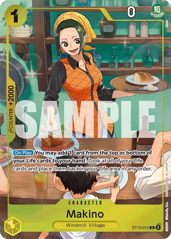 Makino, One Piece Promotion Cards ST13-012