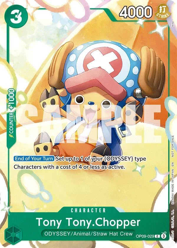 Tony Tony.Chopper, One Piece Promotion Cards OP09-029