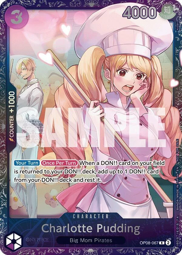 Charlotte Pudding, One Piece Promotion Cards OP08-067