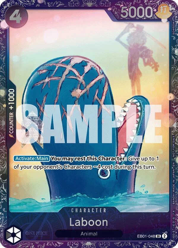 Laboon, One Piece Promotion Cards EB01-048