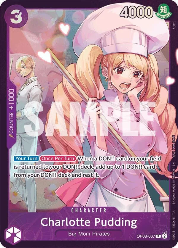 Charlotte Pudding, One Piece Promotion Cards OP08-067