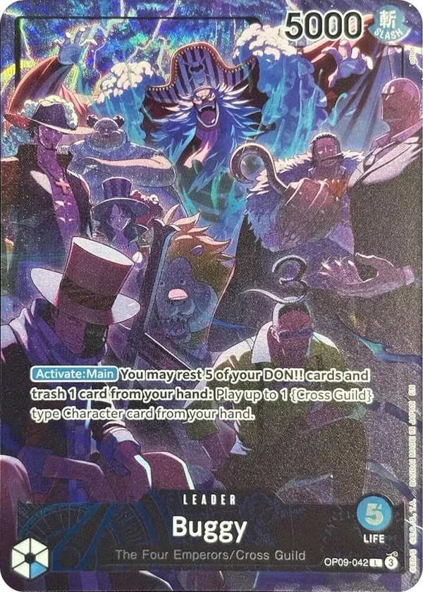 Buggy, One Piece Promotion Cards OP09-042
