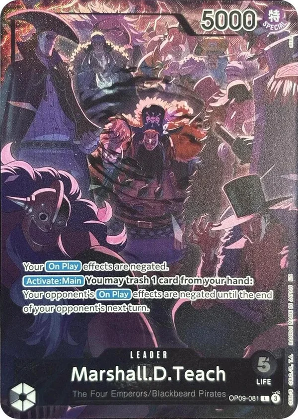 Marshall.D.Teach, One Piece Promotion Cards OP09-081