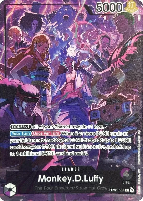 Monkey.D.Luffy, One Piece Promotion Cards OP09-061