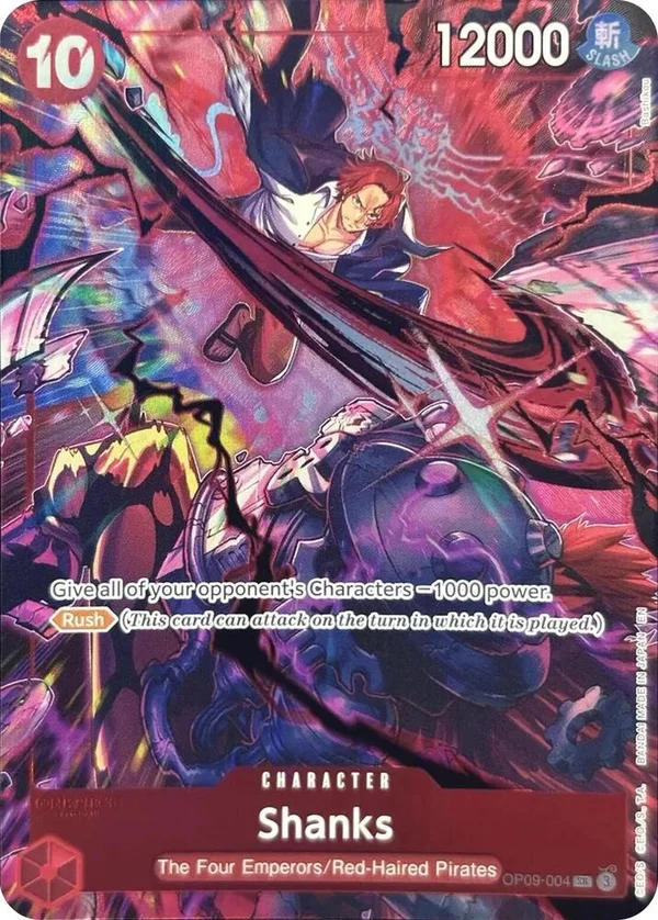 Shanks, One Piece Promotion Cards OP09-004