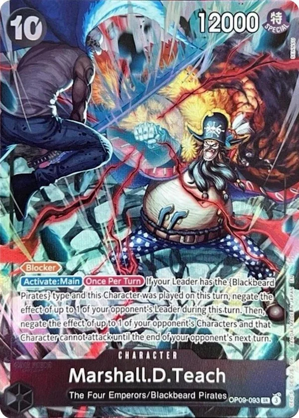 Marshall.D.Teach, One Piece Promotion Cards OP09-093