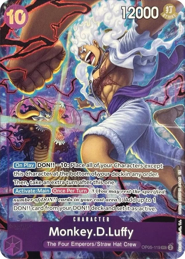Monkey.D.Luffy, One Piece Promotion Cards OP05-119