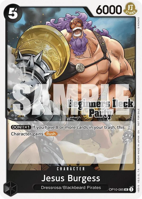 Jesus Burgess, One Piece Promotion Cards OP10-085