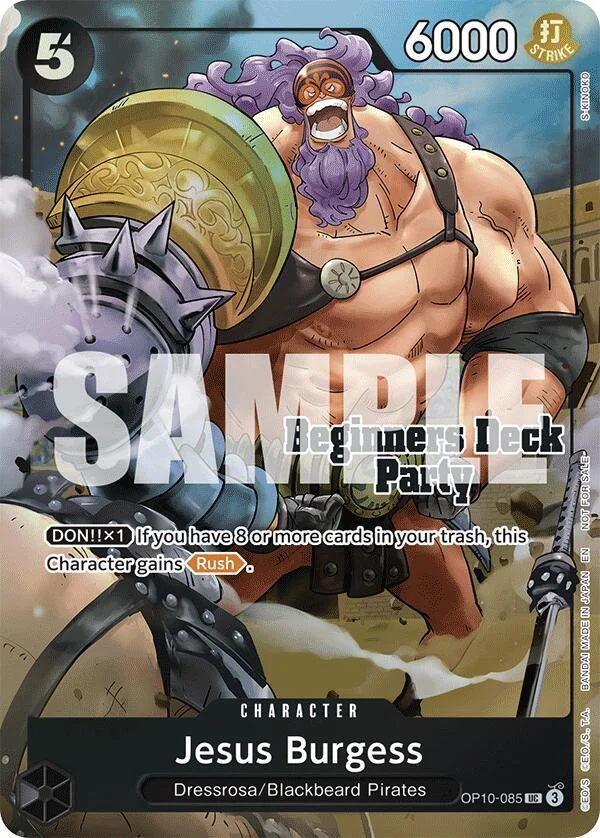 Jesus Burgess, One Piece Promotion Cards OP10-085