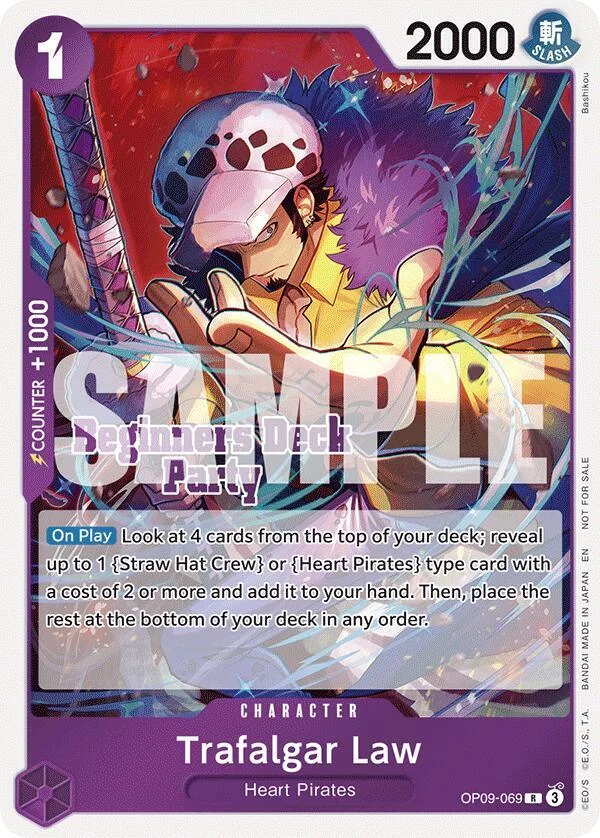 Trafalgar Law, One Piece Promotion Cards OP09-069