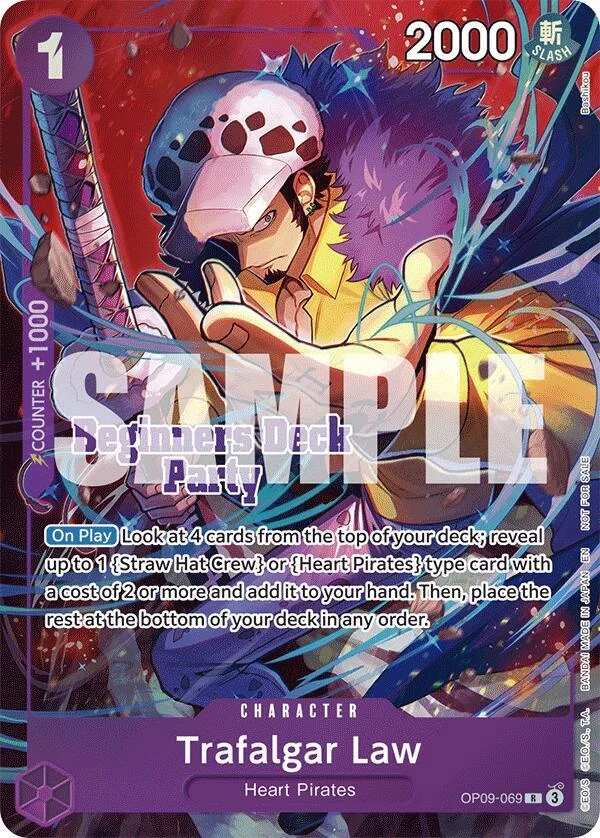 Trafalgar Law, One Piece Promotion Cards OP09-069