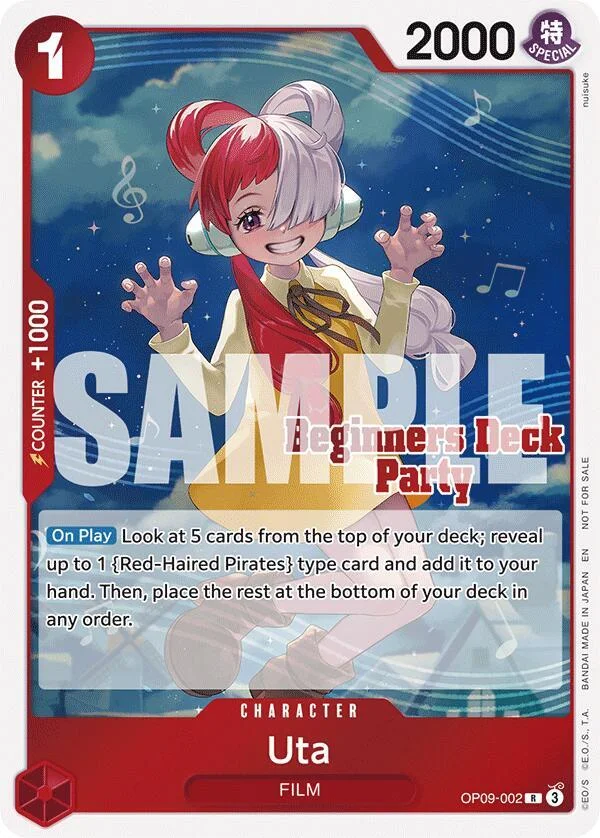 Uta, One Piece Promotion Cards OP09-002