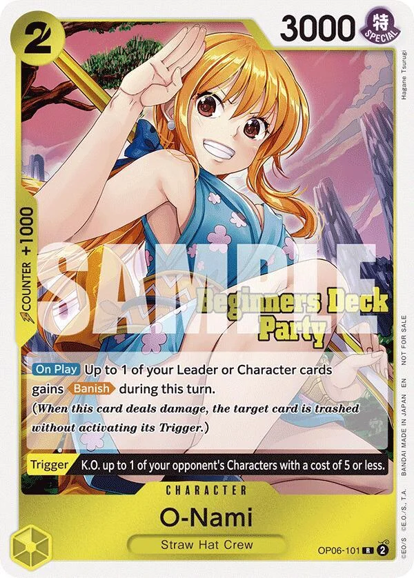O-Nami, One Piece Promotion Cards OP06-101