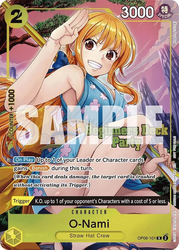 O-Nami, One Piece Promotion Cards OP06-101