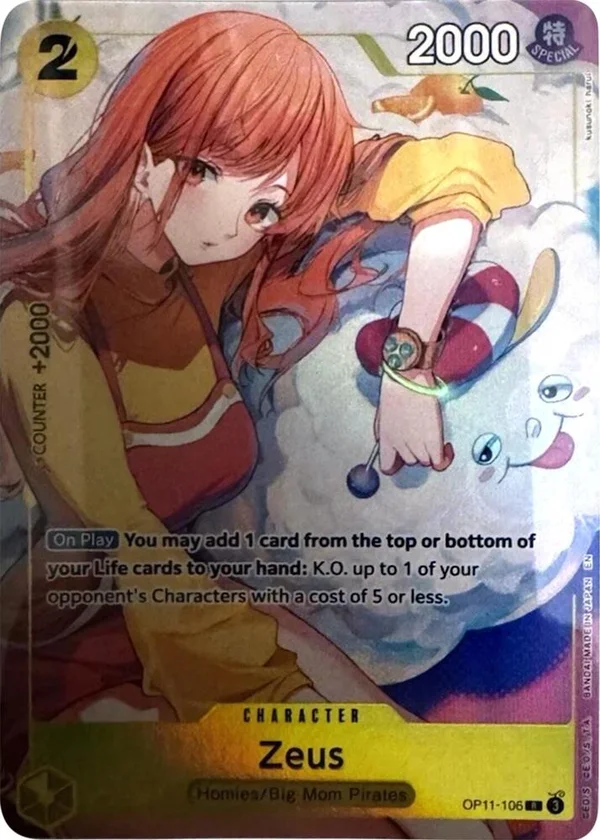 Zeus, One Piece Promotion Cards OP11-106