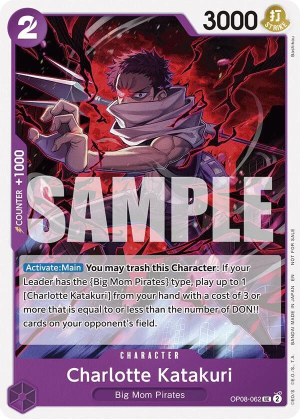 Charlotte Katakuri, One Piece Promotion Cards OP08-062