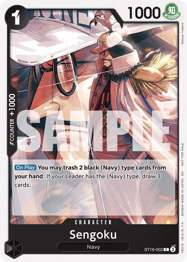 Sengoku, One Piece Promotion Cards ST19-002