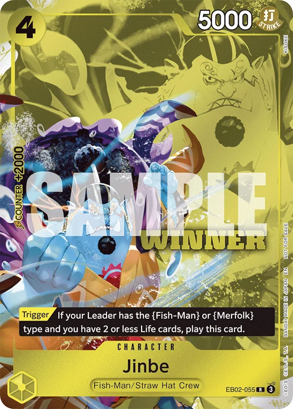 Jinbe, One Piece Promotion Cards EB02-055