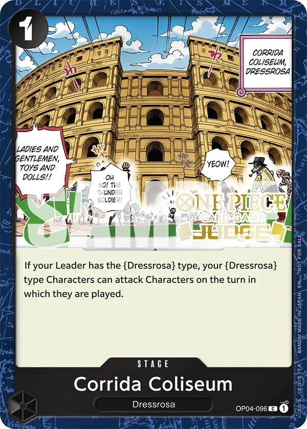 Corrida Coliseum, One Piece Promotion Cards OP04-096