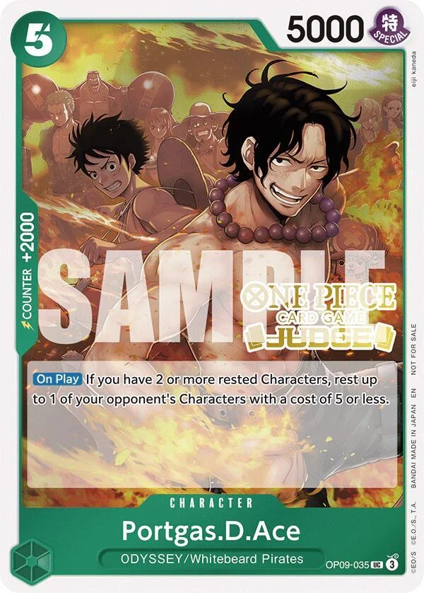 Portgas.D.Ace, One Piece Promotion Cards OP09-035