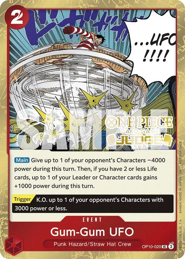 Gum-Gum UFO, One Piece Promotion Cards OP10-020