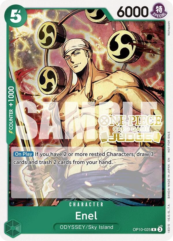 Enel, One Piece Promotion Cards OP10-025